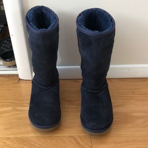 Authentic classic tall navy UGGS